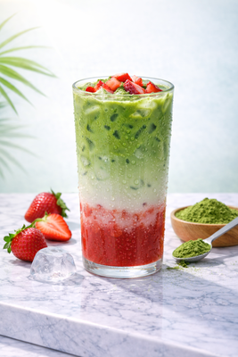 ماتشا فراولة